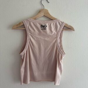 Dolce & Gabbana Soft Pink Tank Top